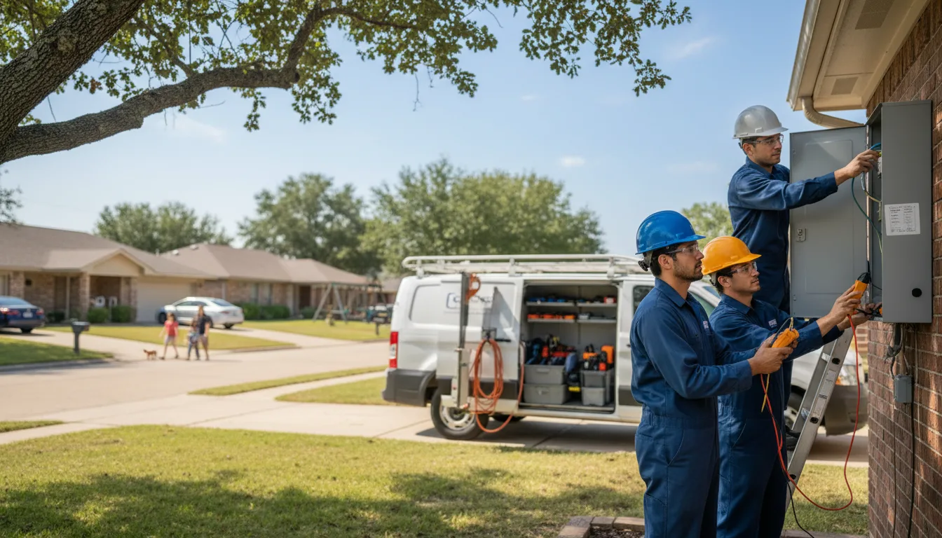 Certified electrician providing emergency electrical services in Gibbon Glade, PA